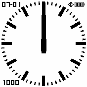 circle Amazfit BIP watchface