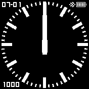 circle_black Amazfit BIP watchface