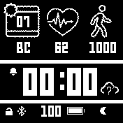 clean_eye Amazfit BIP watchface