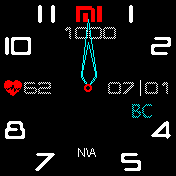cm13_1_weekday Amazfit BIP watchface