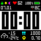 cmpr47Mod Amazfit BIP watchface