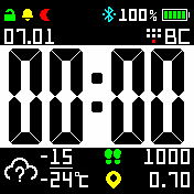 cmpr47_digit3_v11_TITANIT4 Amazfit BIP watchface