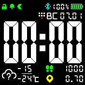cmpr47_digit3_v11_TITANIT4_2 Amazfit BIP watchface
