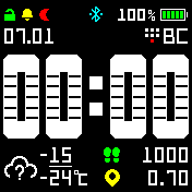 cmpr47_digit3_v11_TITANIT_3 Amazfit BIP watchface