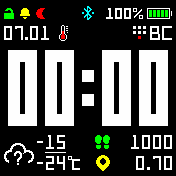 cmpr47_digit3_v11_edit Amazfit BIP watchface