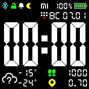 cmpr47_digit3_v12_Ro-Ven Amazfit BIP watchface