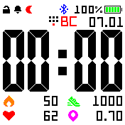 cmpr_v13_nokia_style_white Amazfit BIP watchface