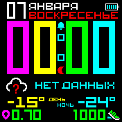 color_dist_sav Amazfit BIP watchface