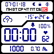 digi_OFB_1_4_perc Amazfit BIP watchface