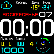 digit-02 Amazfit BIP watchface