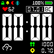 digit3_new_calendar_heart Amazfit BIP watchface