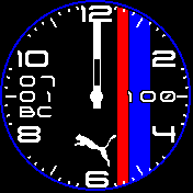 dotCent_A01R_Cougar Amazfit BIP watchface