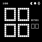 dots_clock Amazfit BIP watchface