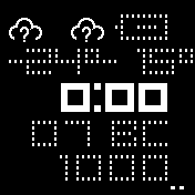 dotted_24_current_white_2 Amazfit BIP watchface