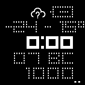 dotted_24_hi_lo_white Amazfit BIP watchface