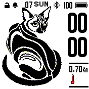 egyptcat Amazfit BIP watchface