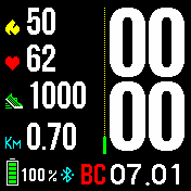 fitness Amazfit BIP watchface