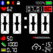 fullopt_froze_wocup Amazfit BIP watchface