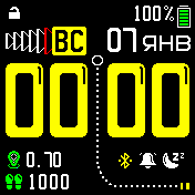 funweek_nopulse Amazfit BIP watchface