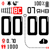 funweek_v5555_inverted Amazfit BIP watchface