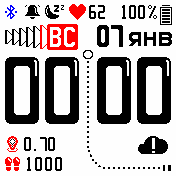 funweek_v5555_pulse_bold_date_BT_scale_inverted Amazfit BIP watchface