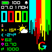 google Amazfit BIP watchface