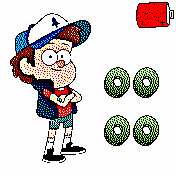 gravityfalls2 Amazfit BIP watchface