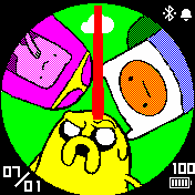 hora_de_aventuras Amazfit BIP watchface