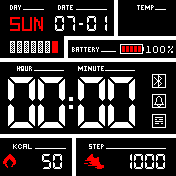 interceptor13 Amazfit BIP watchface