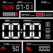 interceptor13 Amazfit BIP watchface