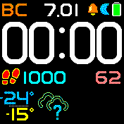 large_fonts Amazfit BIP watchface