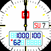 larsen08 Amazfit BIP watchface