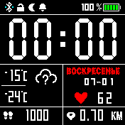 lipen Amazfit BIP watchface