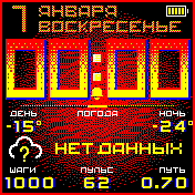 meteo_fire Amazfit BIP watchface