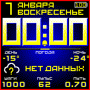 meteo_sunnyday_v2 Amazfit BIP watchface