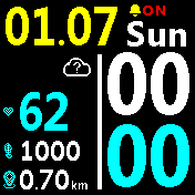 miui_bold Amazfit BIP watchface