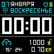 mix-b-rus Amazfit BIP watchface