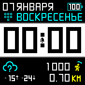 mix-line-w2 Amazfit BIP watchface