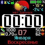 mod_invert_flag_rf_bar_1prc Amazfit BIP watchface