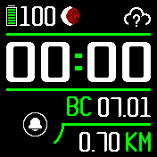 mono_circle Amazfit BIP watchface