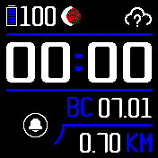mono_circle_0000FF Amazfit BIP watchface