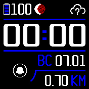 mono_circle_0000FF Amazfit BIP watchface