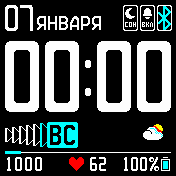 mydarling_pulse Amazfit BIP watchface