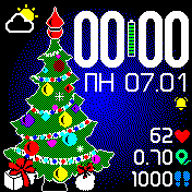 new_year_lamps Amazfit BIP watchface