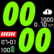 nike_lime Amazfit BIP watchface