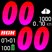 nike_miami Amazfit BIP watchface