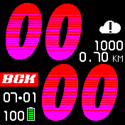nike_miami Amazfit BIP watchface