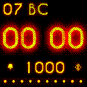 nixie-dnd-dot-weather Amazfit BIP watchface