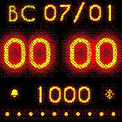 nixie-dnd-dot Amazfit BIP watchface