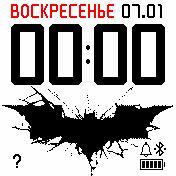 number_batman Amazfit BIP watchface